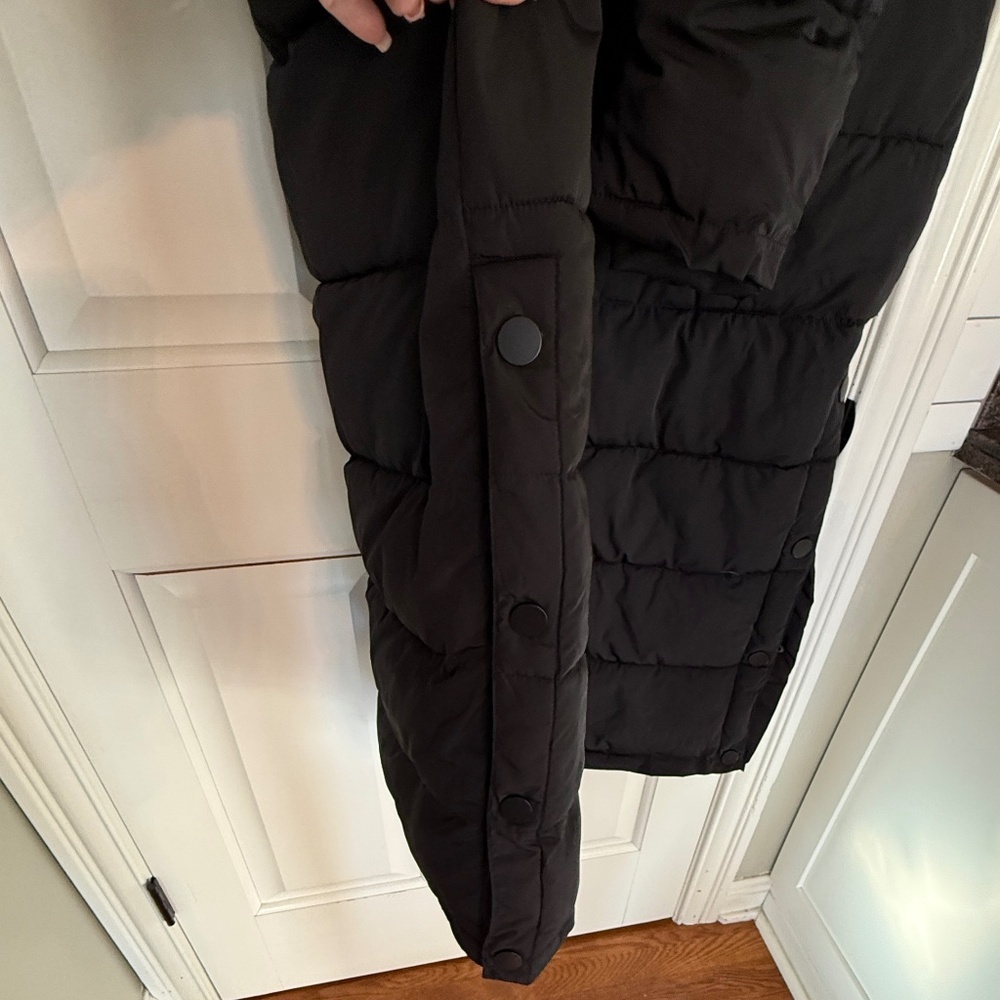 Universal Standard Everest Long Puffer Coat Black - Picture 7 of 12